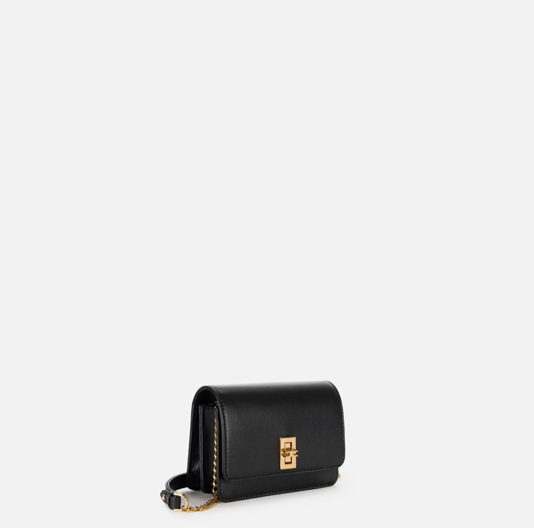 Elisabetta Franchi Strap Bags | Nappa leather shoulder bag with bellows