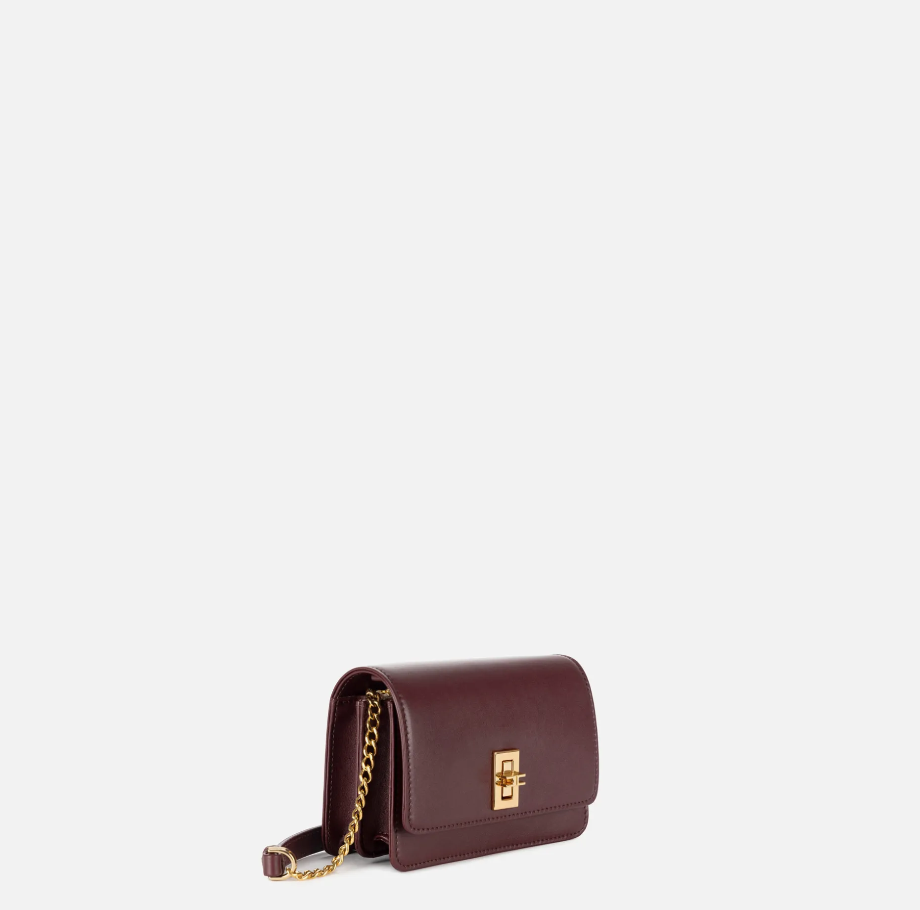 Elisabetta Franchi Strap Bags | Nappa leather shoulder bag with bellows