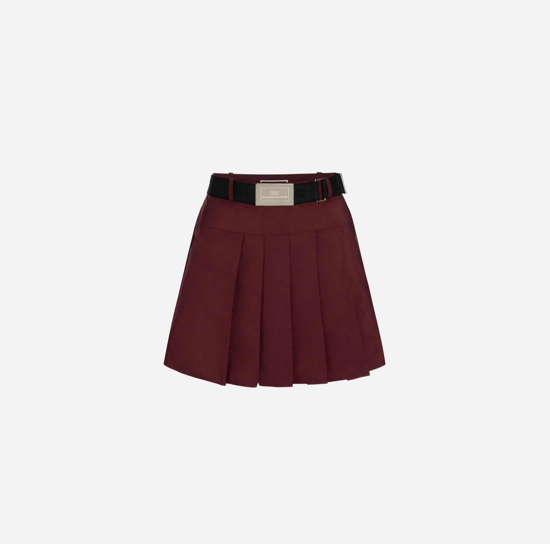 Elisabetta Franchi Skirts | Pleated miniskirt in lightweight technical nylon