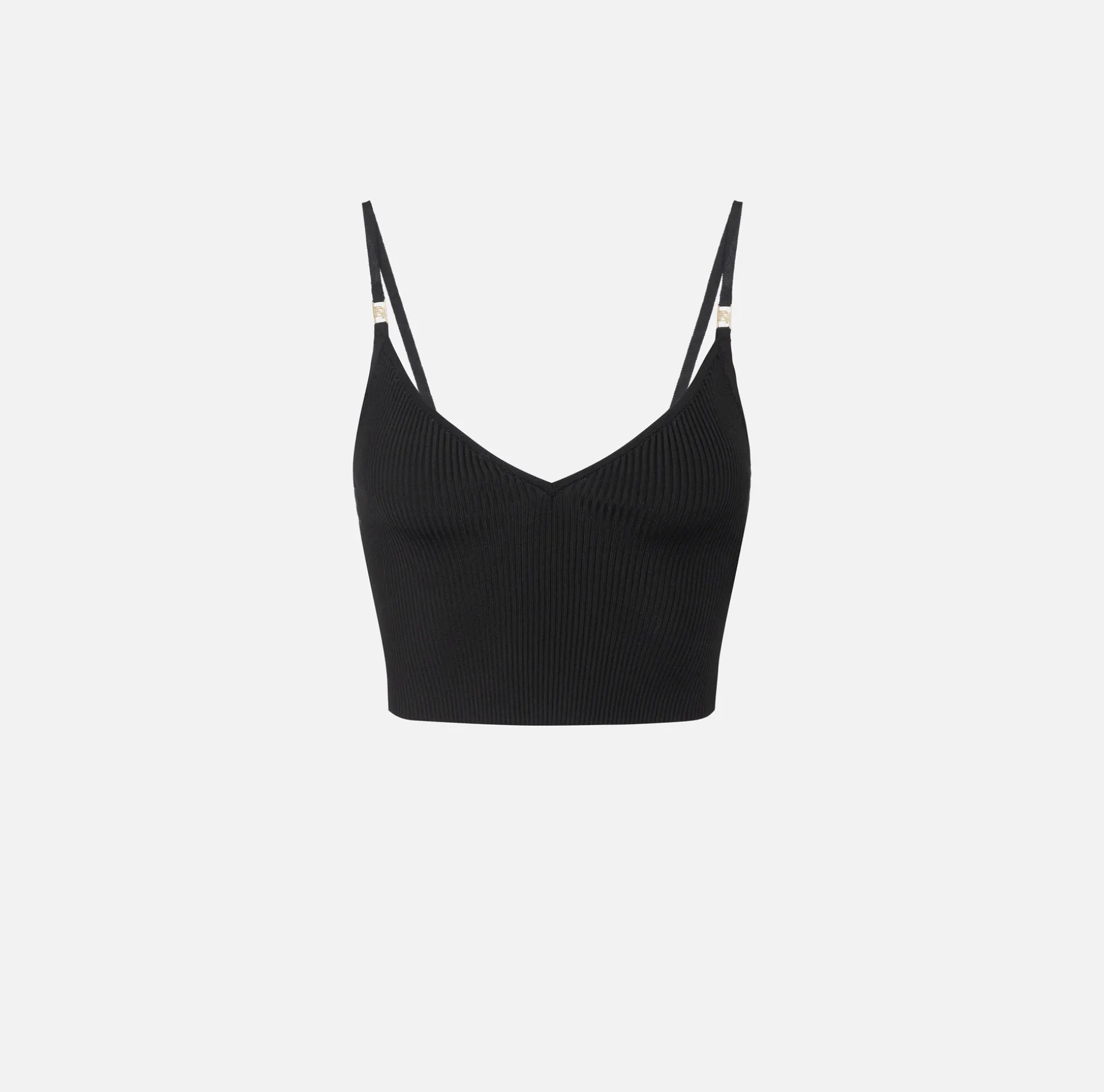 Elisabetta Franchi Top And T-Shirts | Pleated-effect viscose bustier top