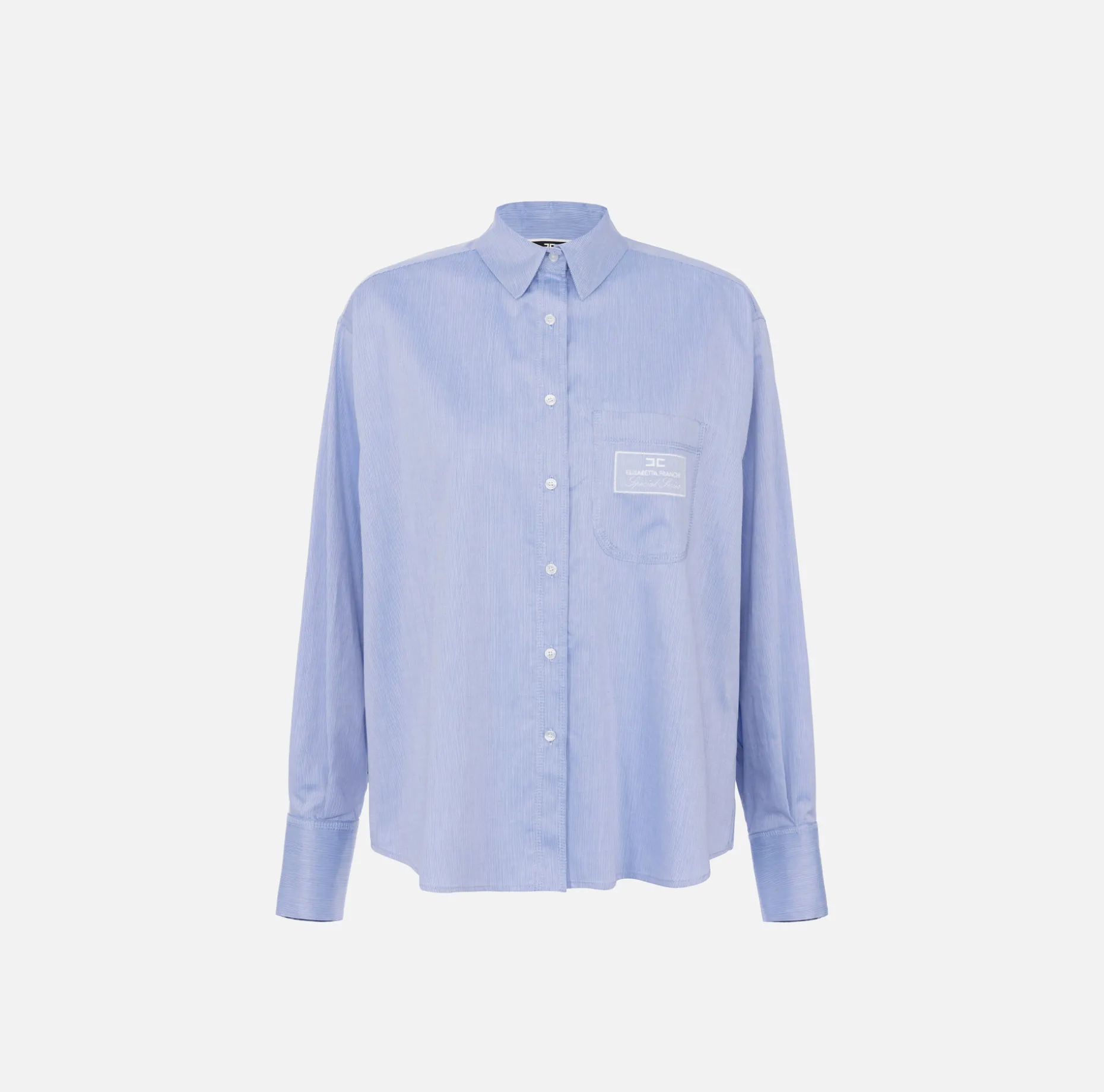 Elisabetta Franchi Shirts And Blouses | Poplin shirt with logo label