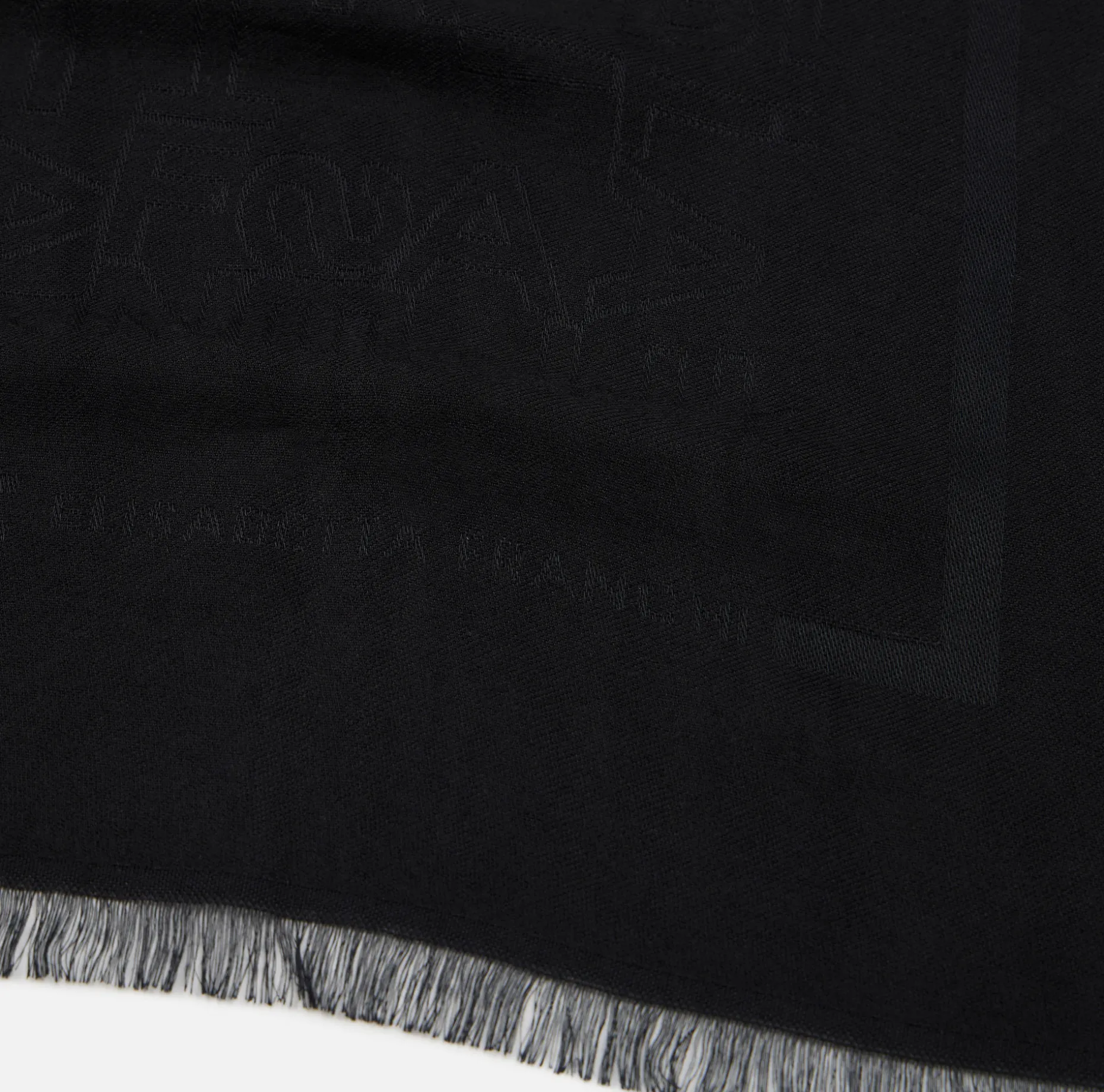 Elisabetta Franchi Scarves | Rectangular viscose jacquard pashmina scarf with logo lettering