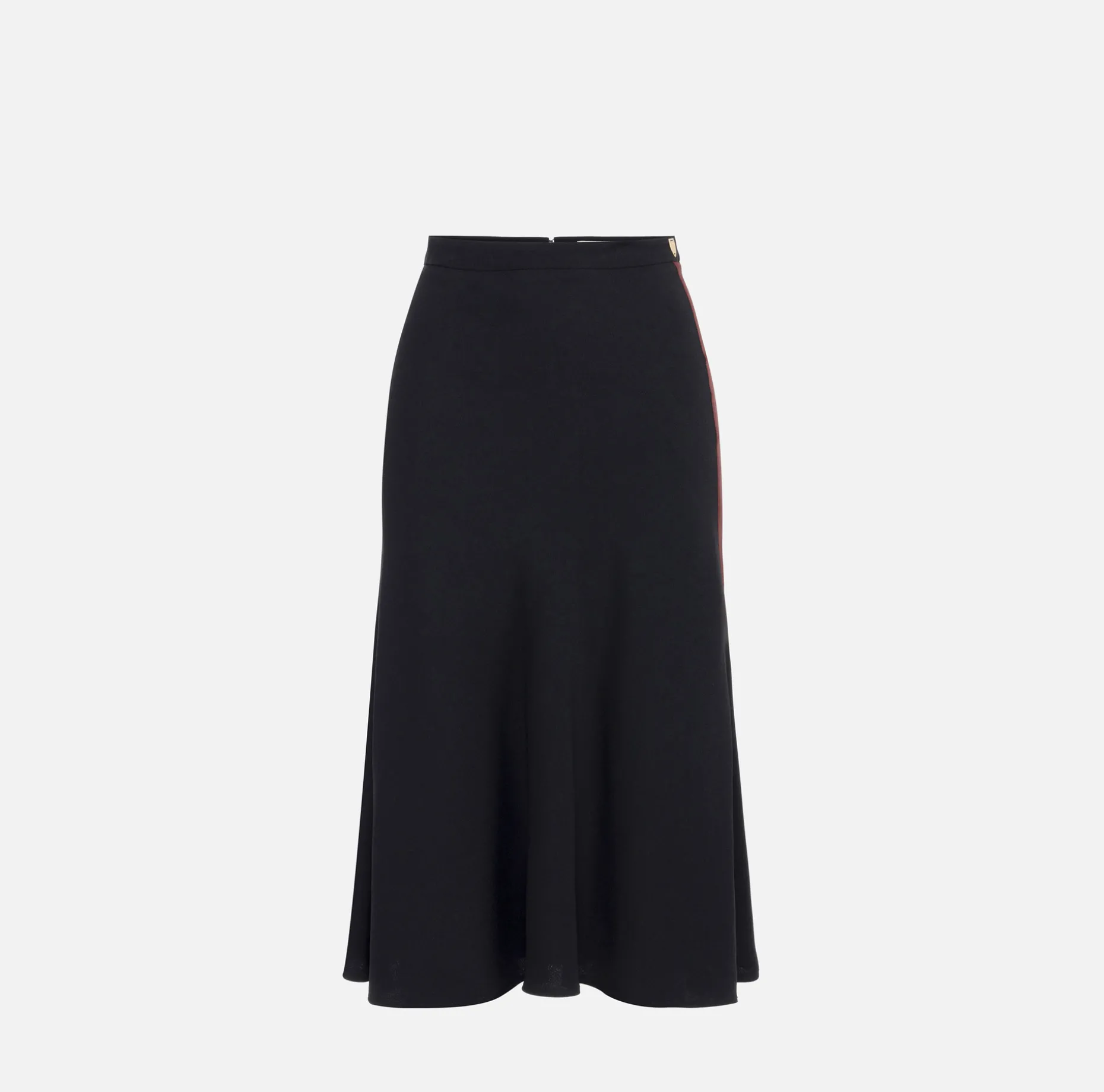 Elisabetta Franchi Skirts | Satin crêpe midi skirt with bands