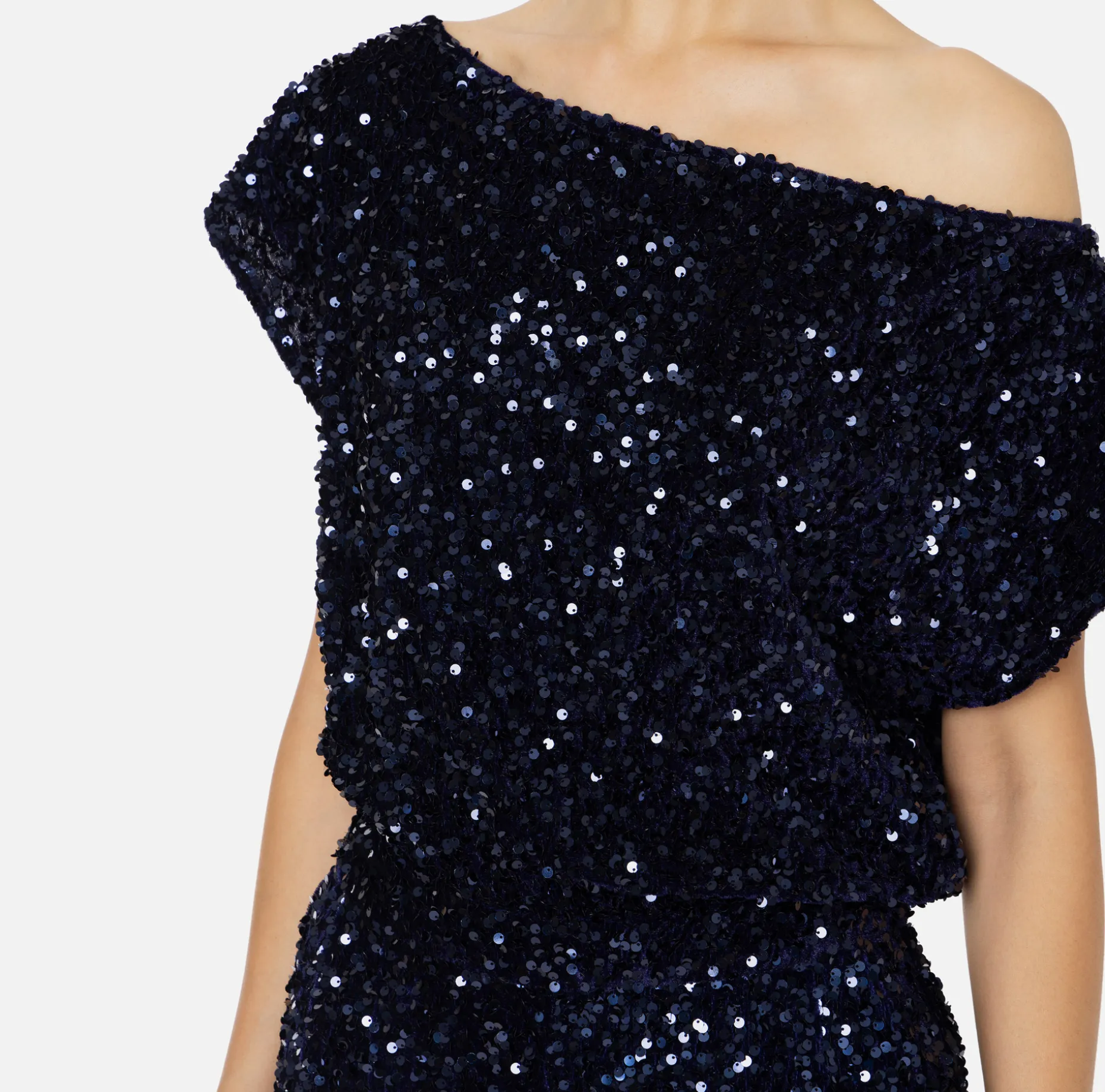 Elisabetta Franchi Jumpsuits | Sequin-embroidered chenille jumpsuit