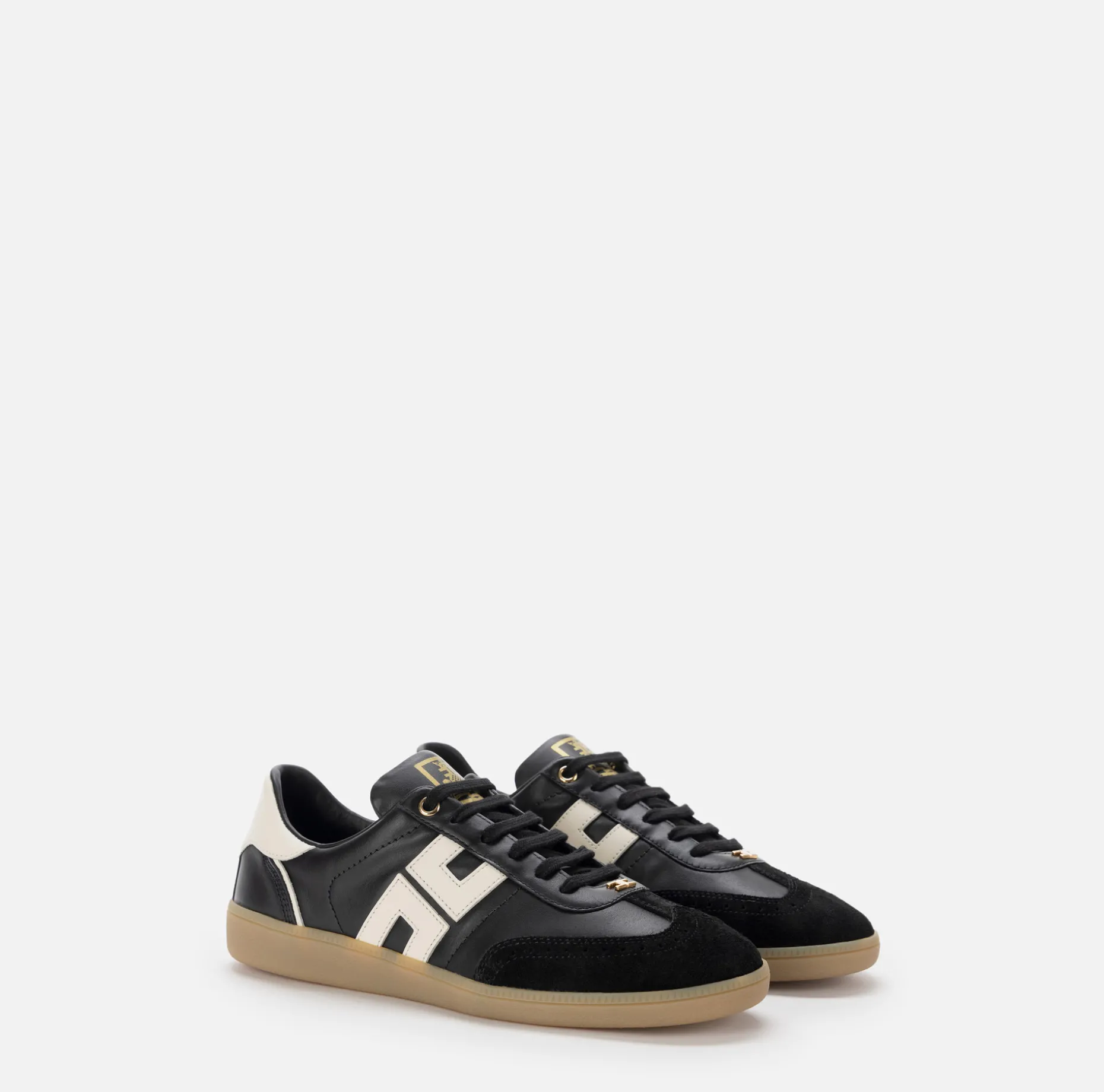 Elisabetta Franchi Sneakers & Flat Shoes | Shield leather sneakers