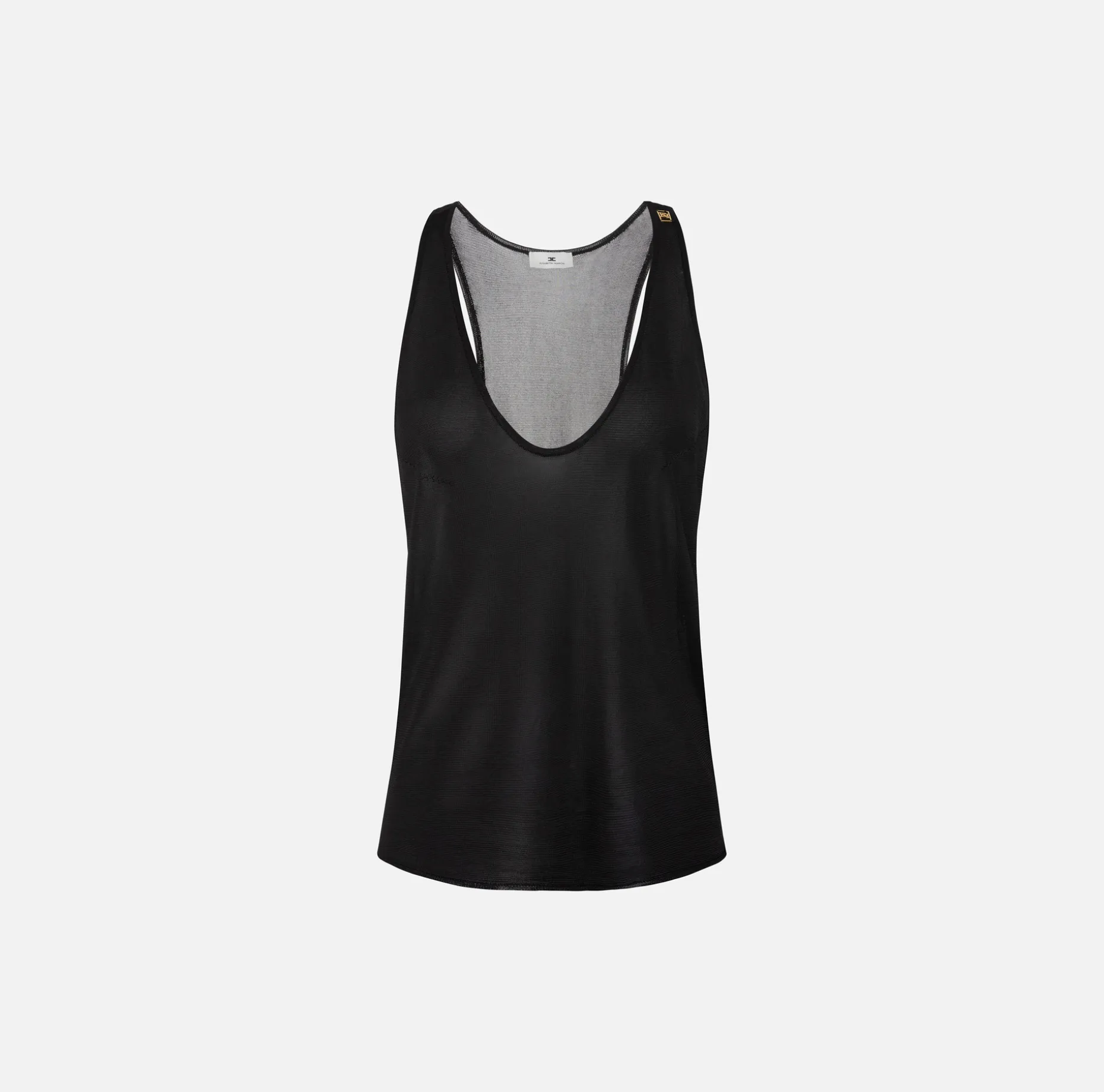 Elisabetta Franchi Top And T-Shirts | Shiny viscose top