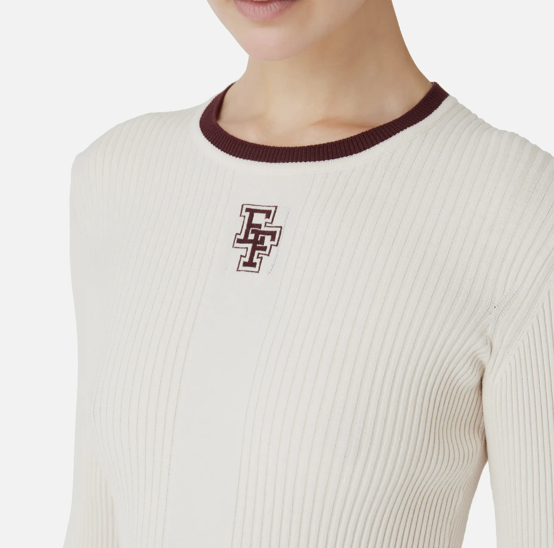 Elisabetta Franchi Knitwear And Sweatshirts | Shirt in viscose fabric with college-style logo