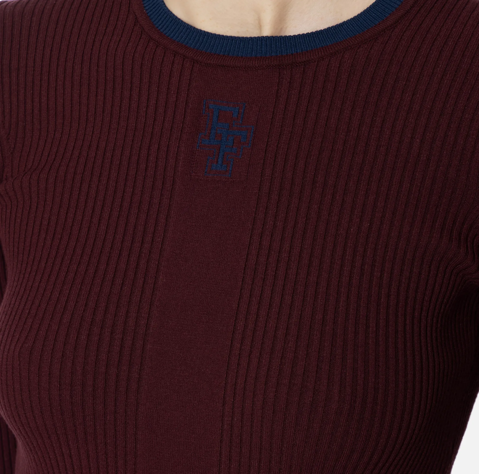 Elisabetta Franchi Knitwear And Sweatshirts | Shirt in viscose fabric with college-style logo