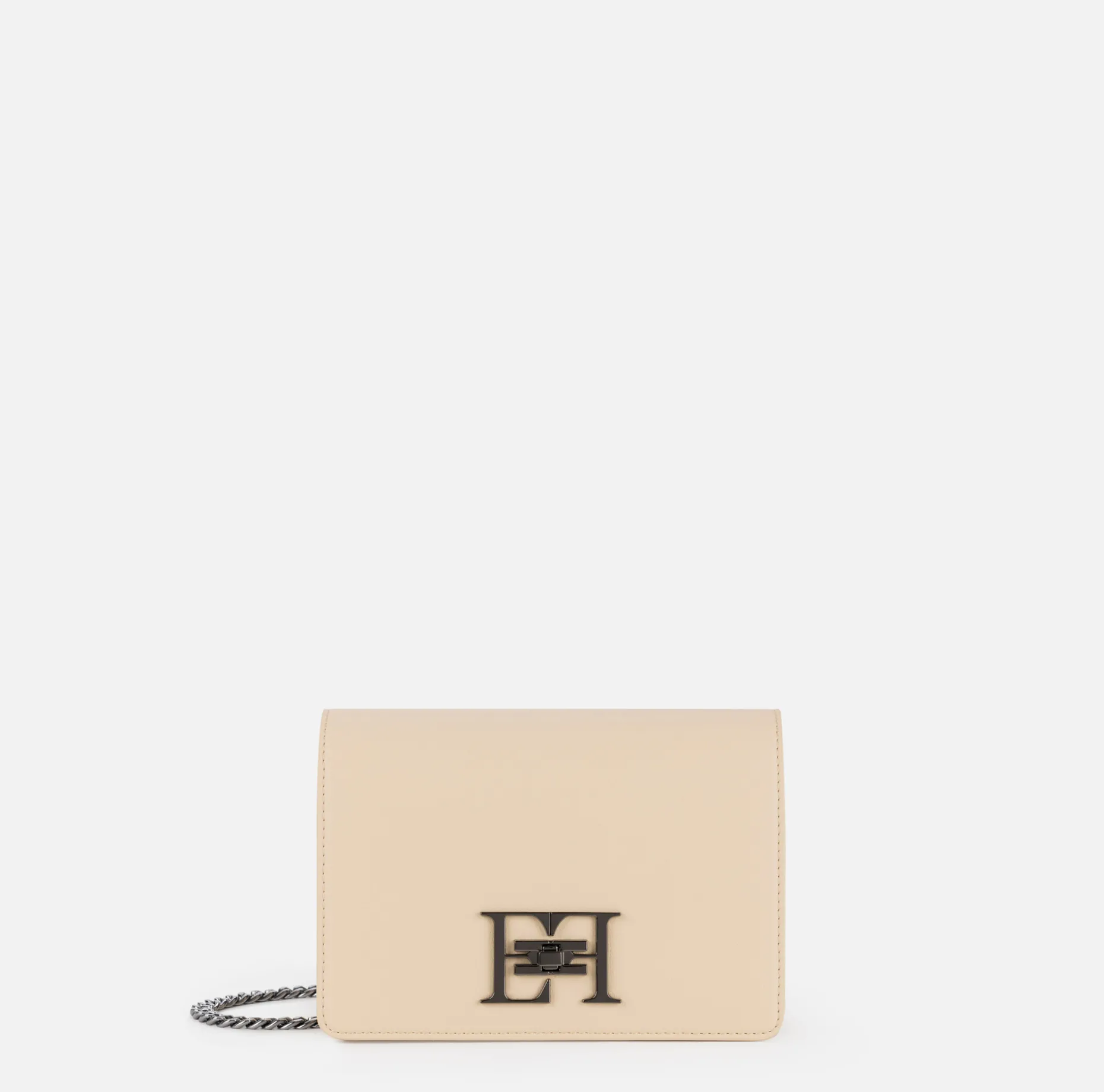 Elisabetta Franchi Strap Bags | Shoulder bag with metal logo turn-lock