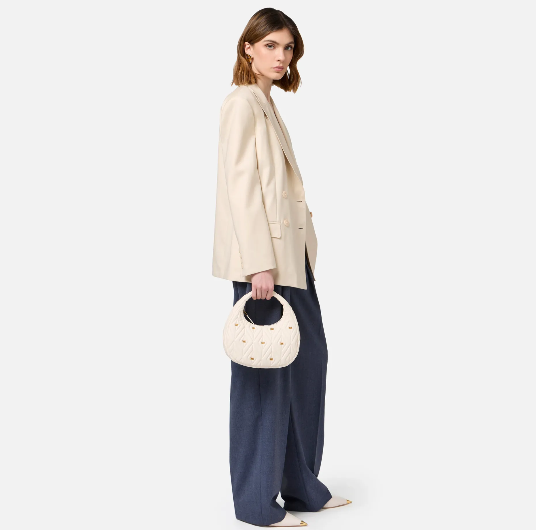 Elisabetta Franchi Shoulder Bags | Small Étoile hobo bag