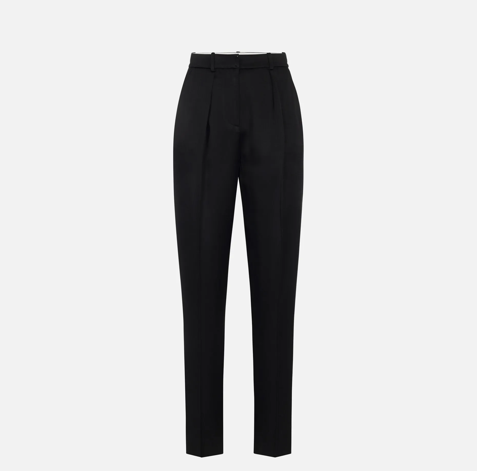 Elisabetta Franchi Tailleur | Trousers And Shorts | Straight enver satin trousers with satin bands