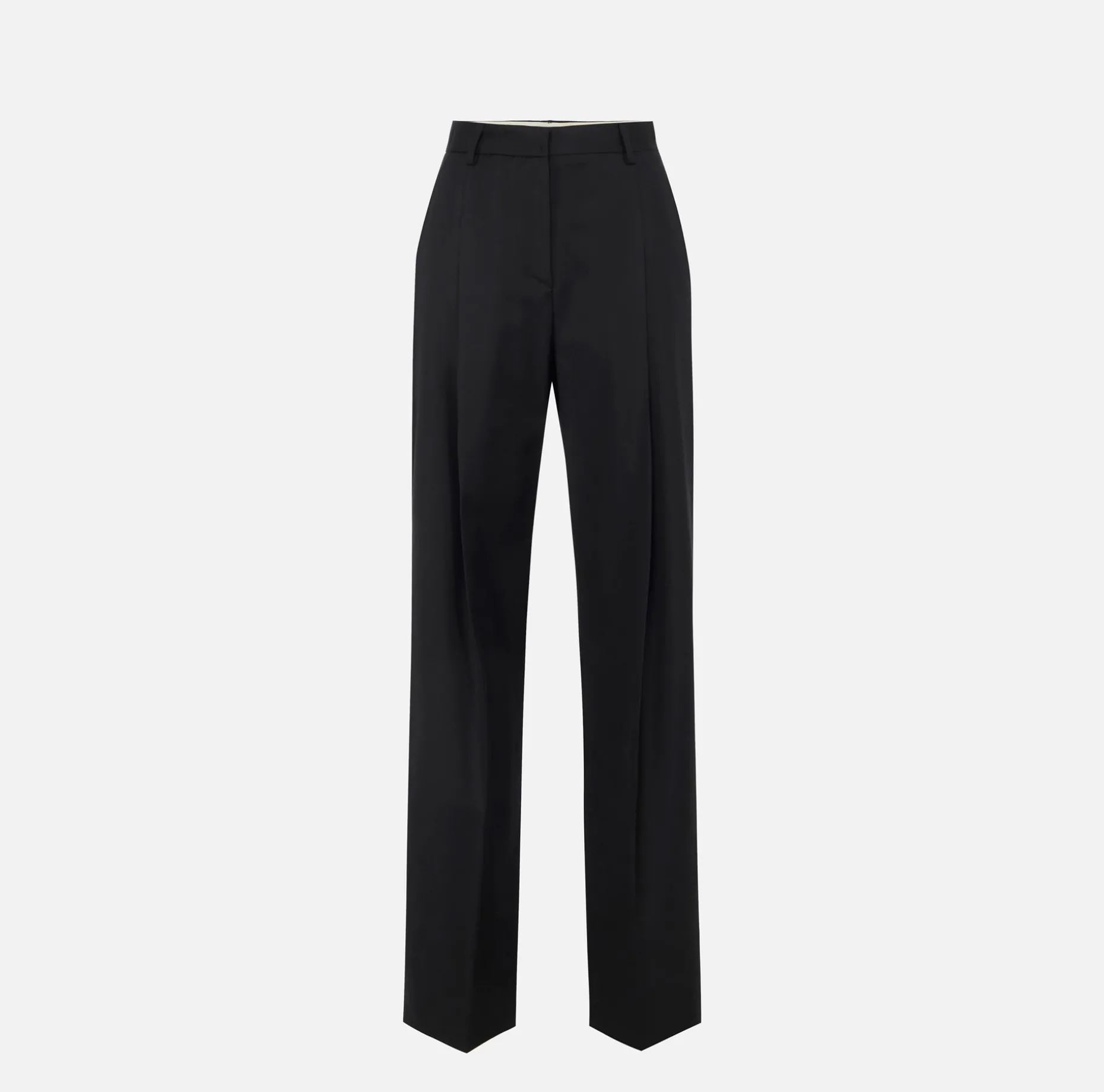 Elisabetta Franchi Trousers And Shorts | Straight trousers in cool wool with darts