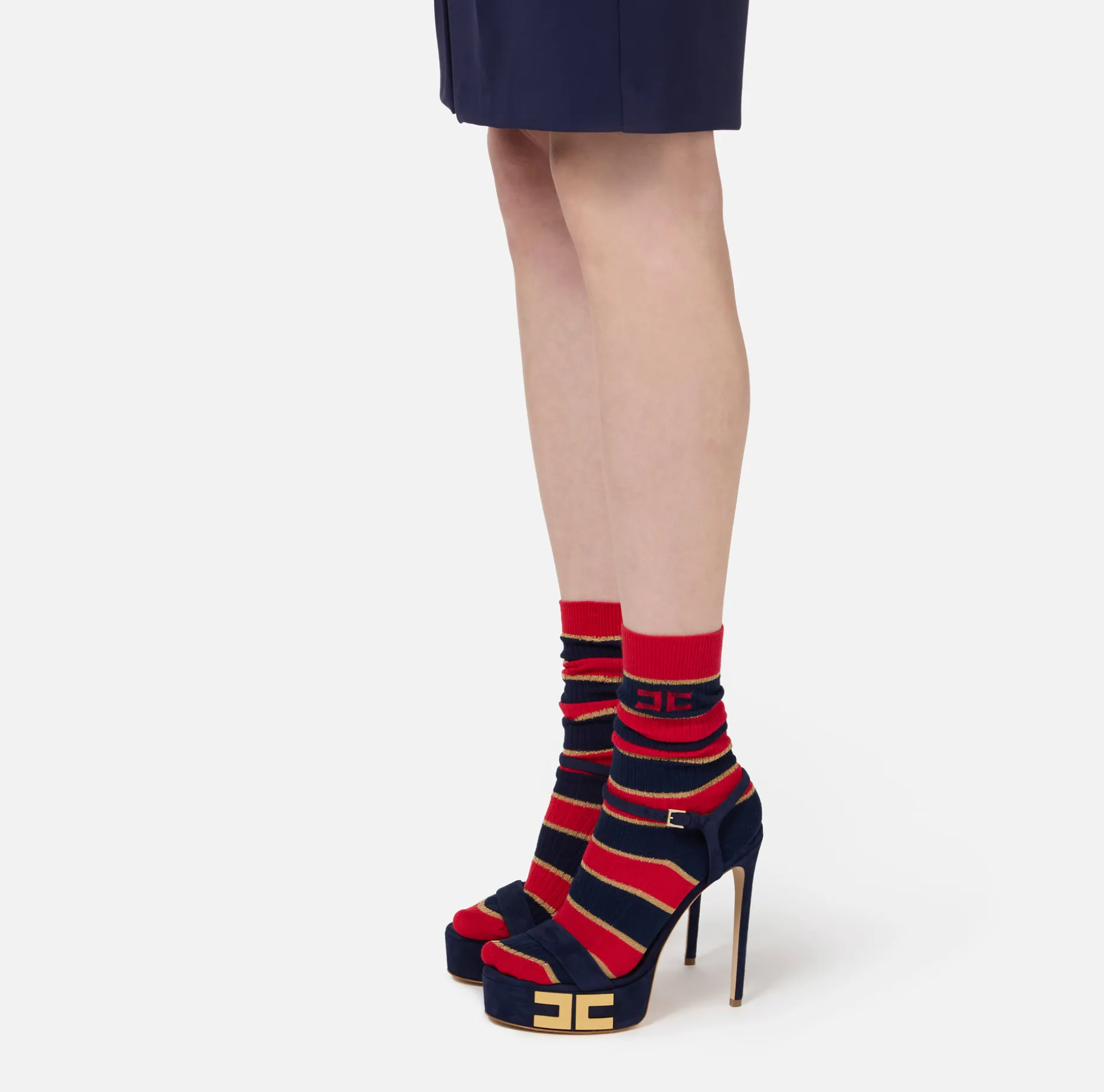 Elisabetta Franchi Stockings And Tights | Striped socks