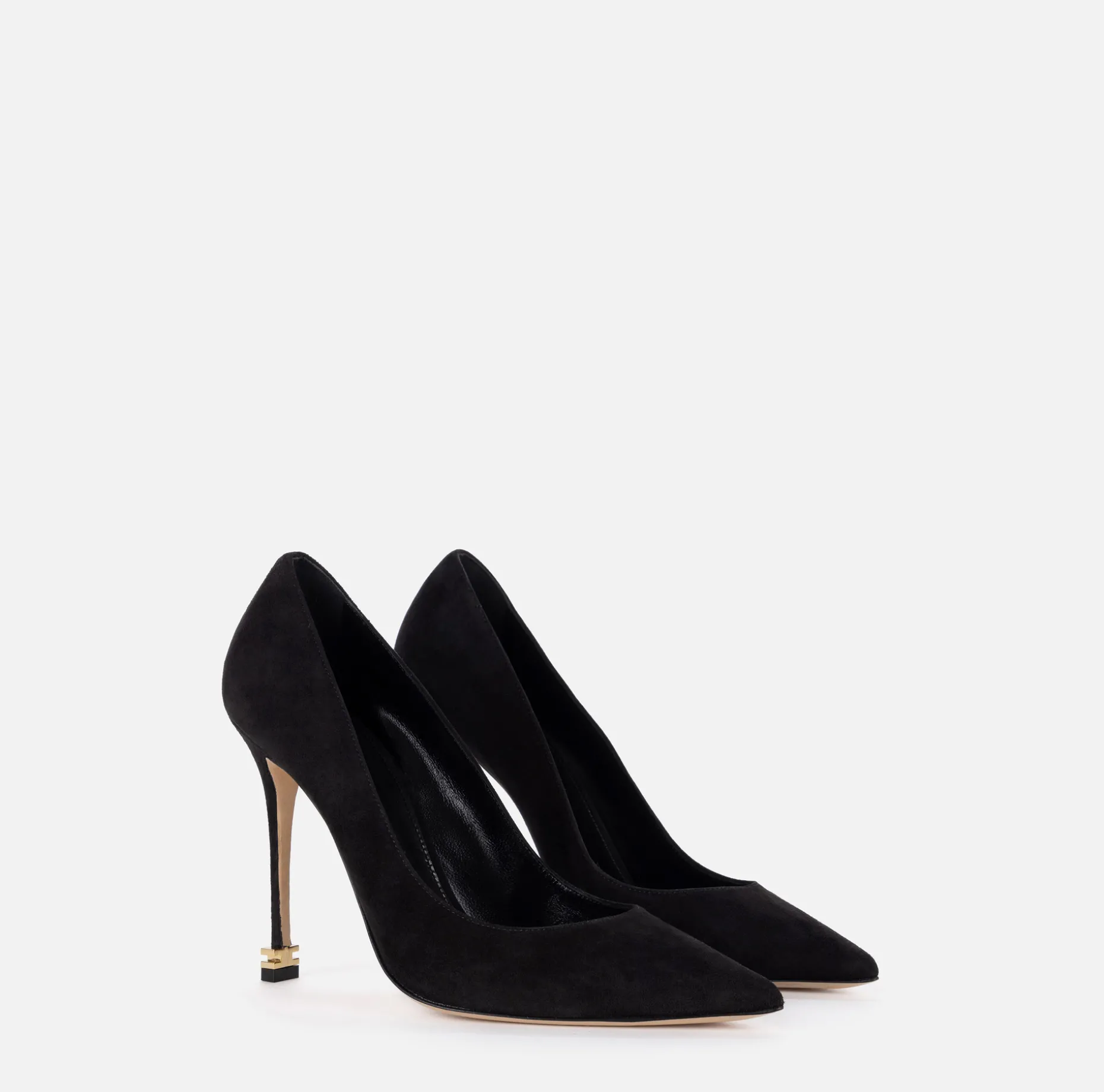 Elisabetta Franchi Pumps | Suede pumps with logo Étoile