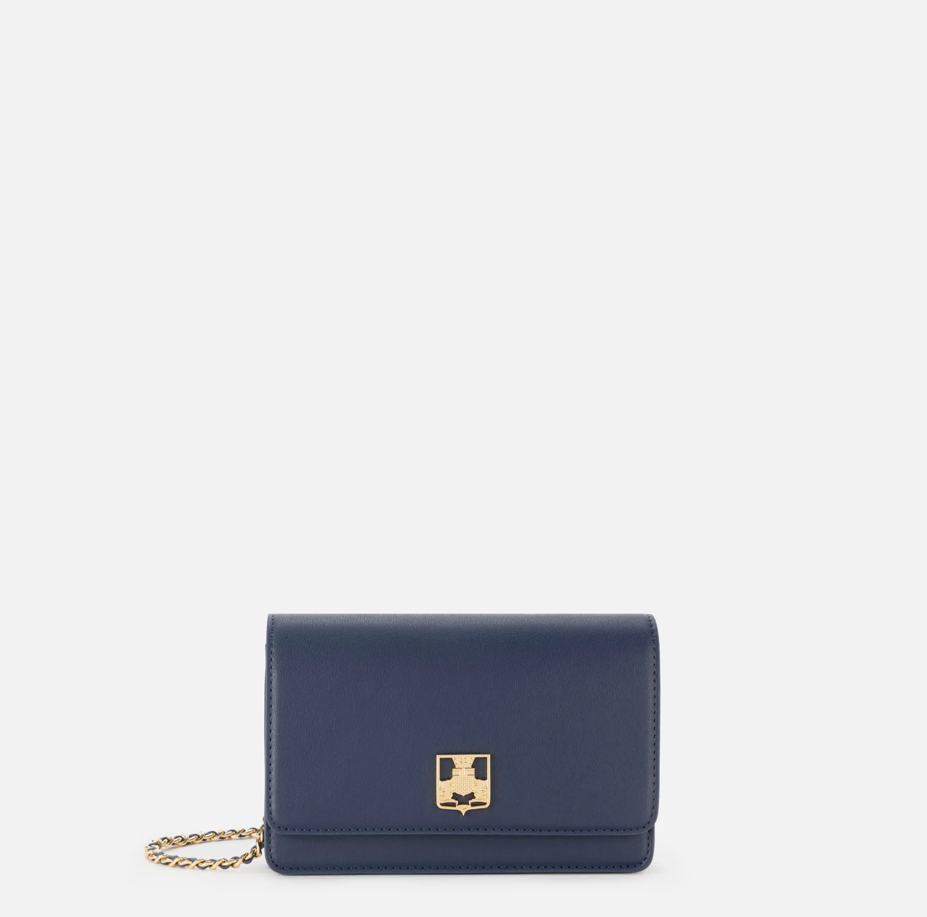 Elisabetta Franchi Strap Bags | Synthetic material shoulder bag with logo plaque