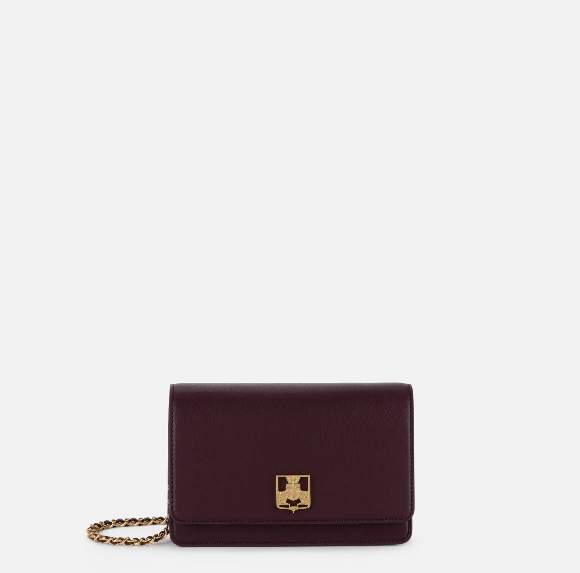 Elisabetta Franchi Strap Bags | Synthetic material shoulder bag with logo plaque