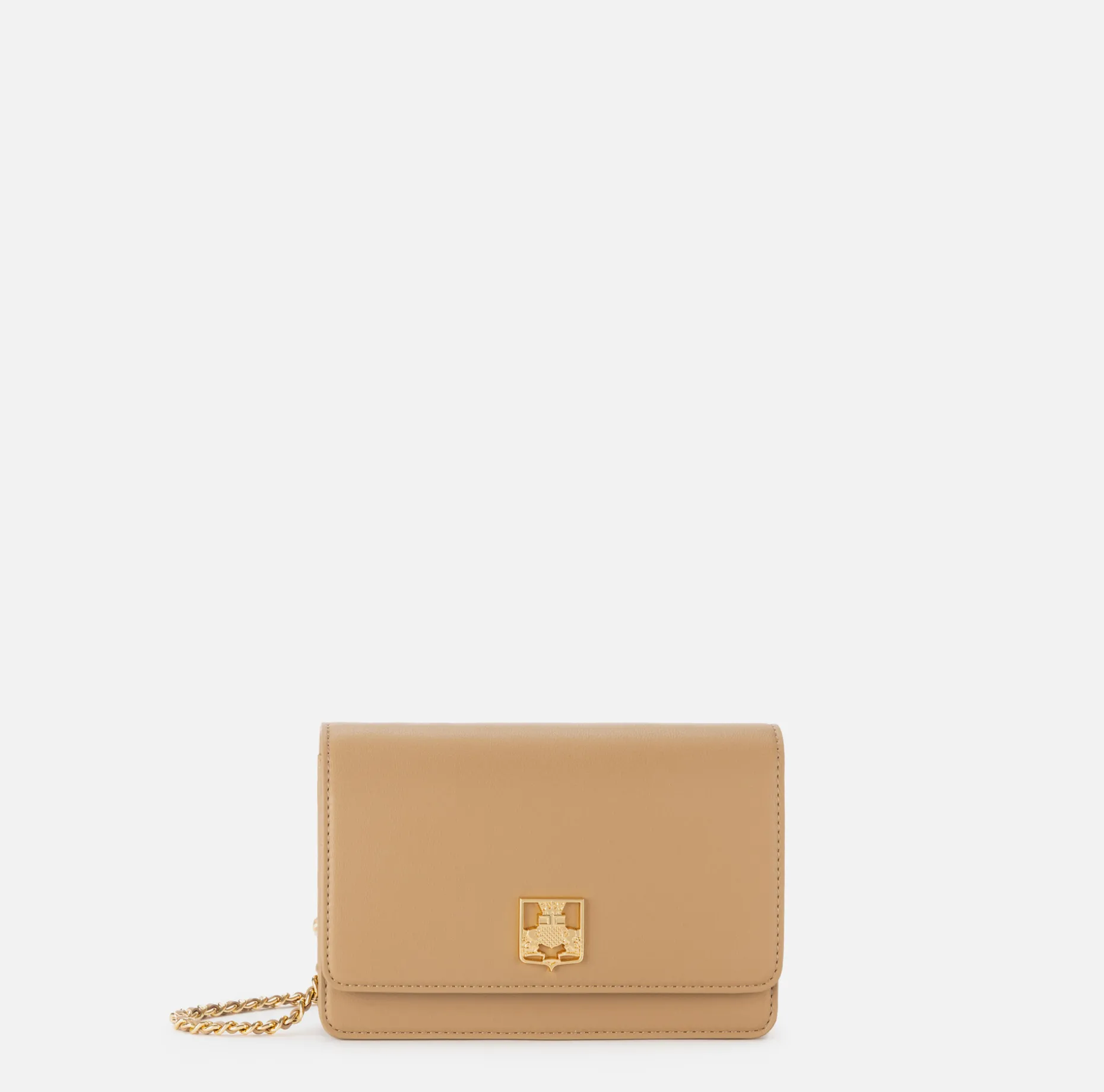 Elisabetta Franchi Strap Bags | Synthetic material shoulder bag with logo plaque