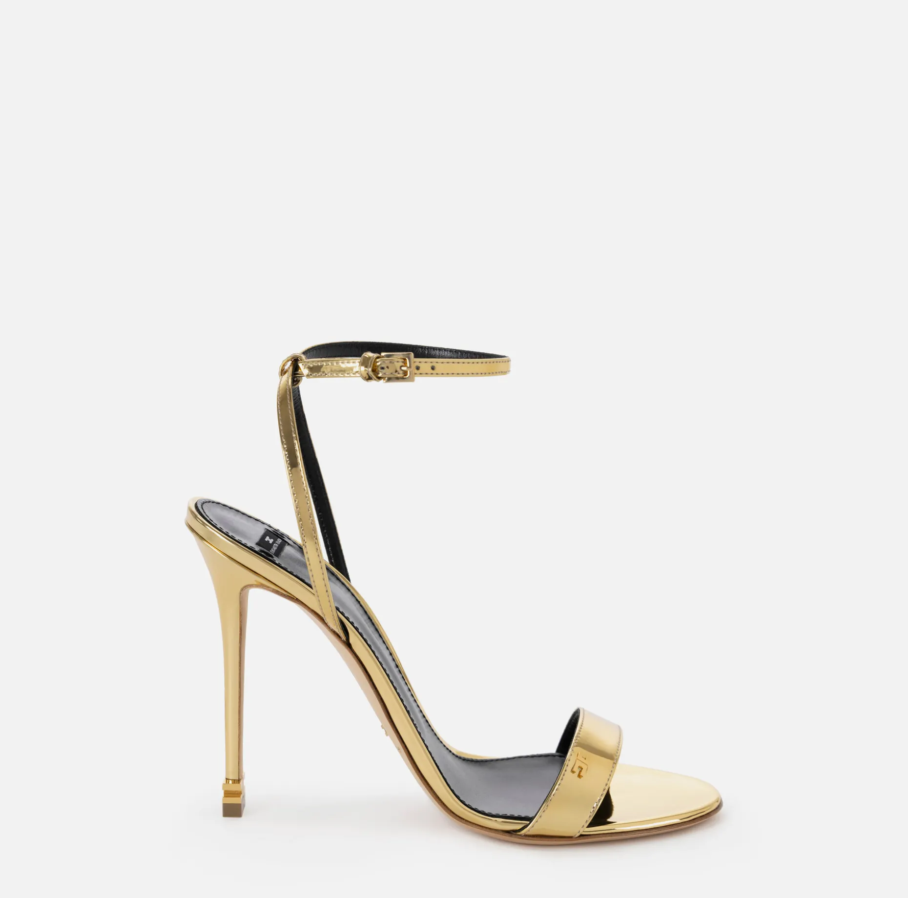 Elisabetta Franchi Sandals | Étoile metallic fabric sandals