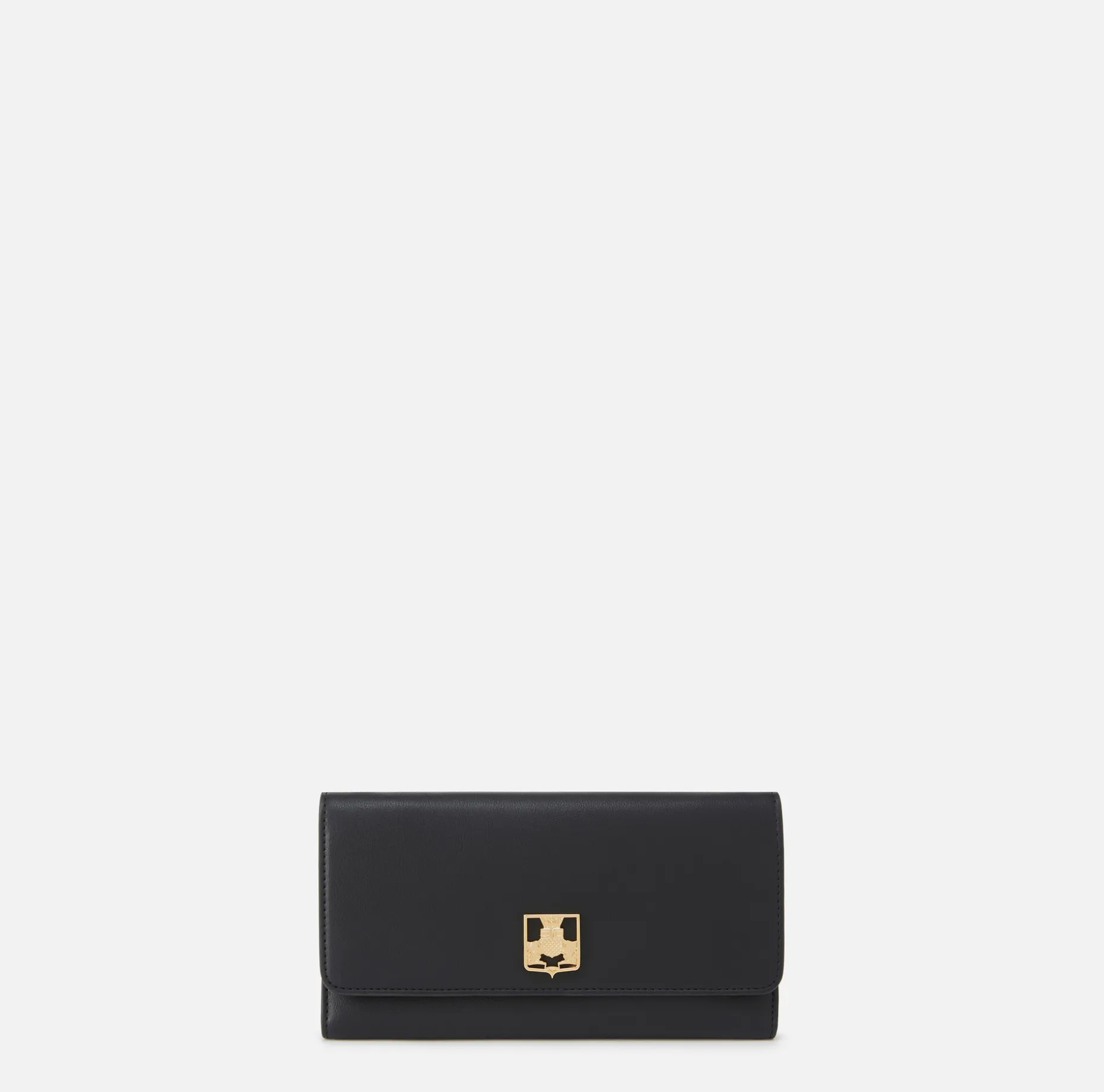 Elisabetta Franchi Clutch | Wallets | Wallet in synthetic material with golden metal shield