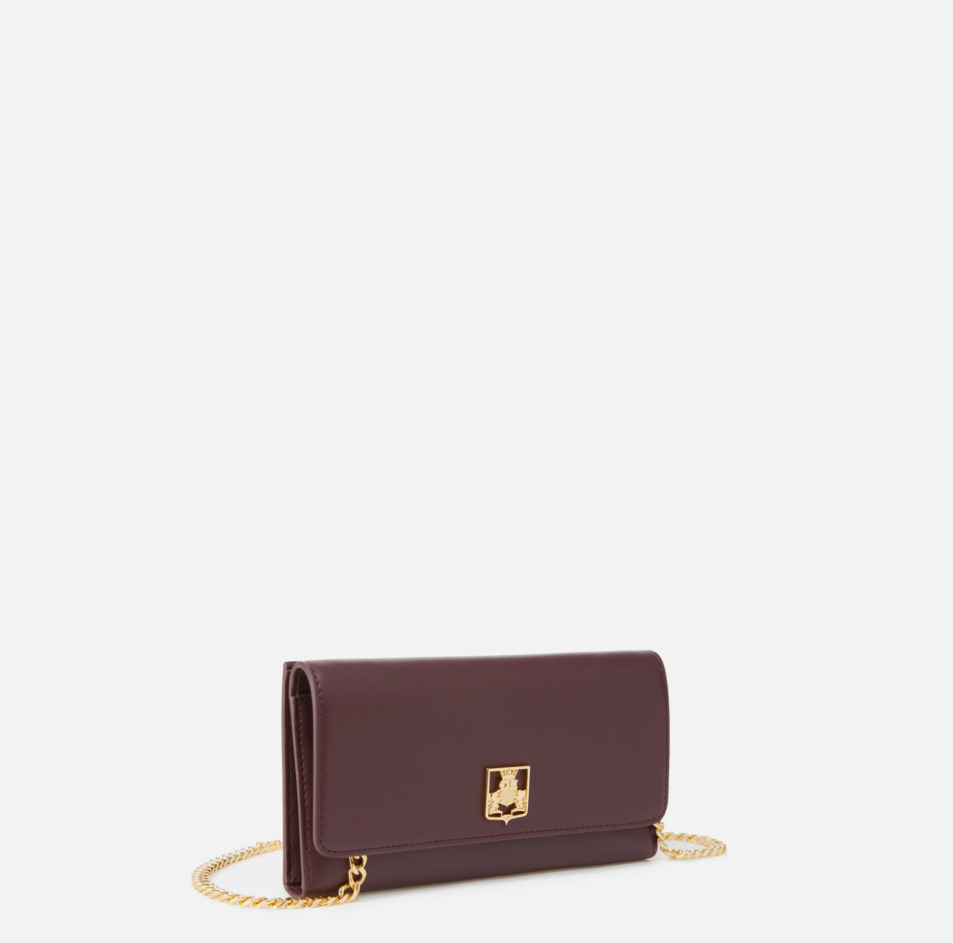 Elisabetta Franchi Clutch | Wallets | Wallet in synthetic material with golden metal shield