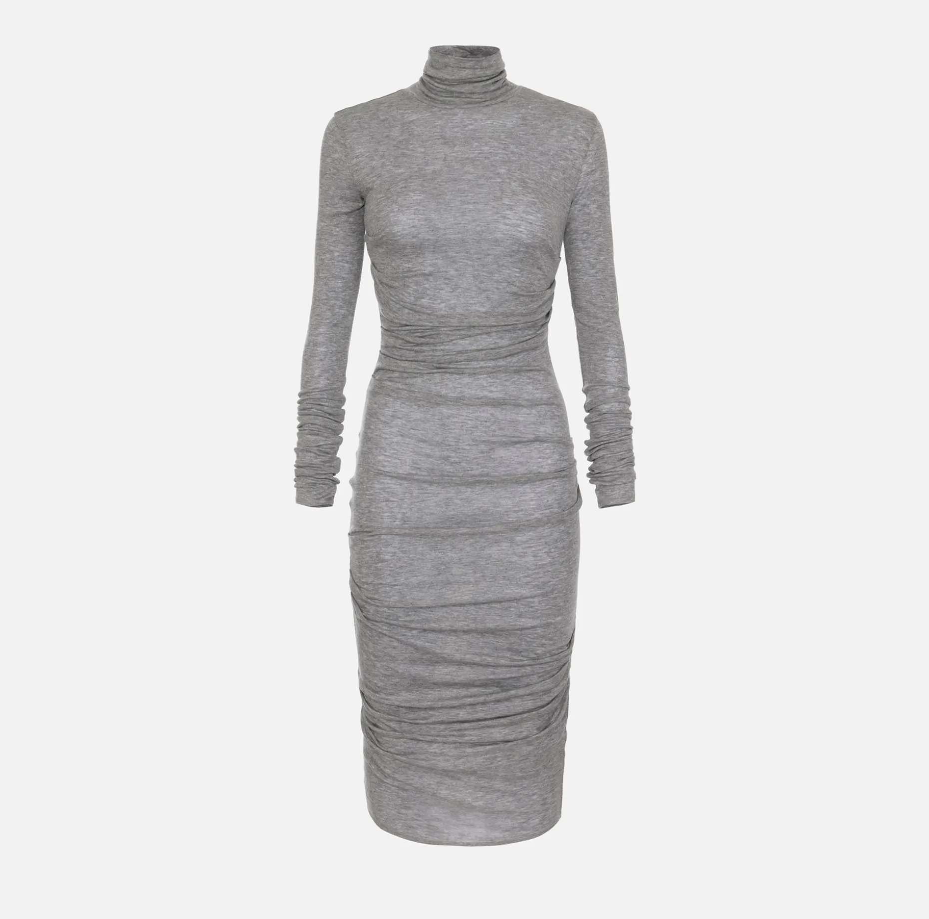 Elisabetta Franchi Midi Dresses | Dresses | Wool and jersey midi dress with logo