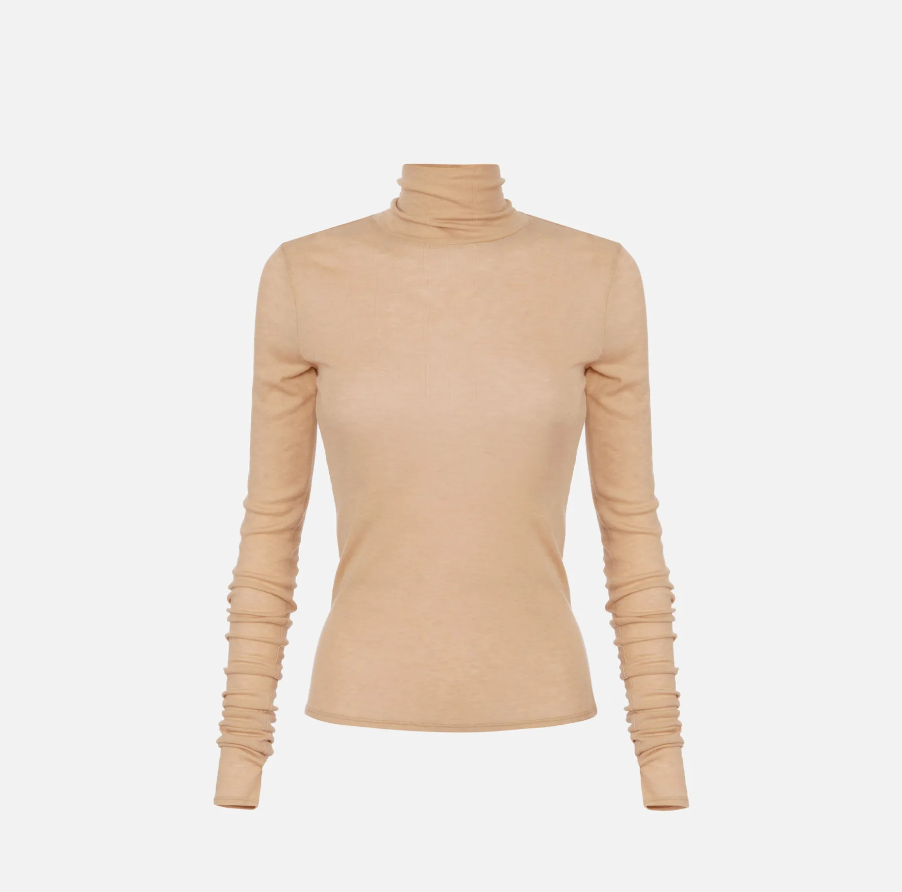 Elisabetta Franchi Top And T-Shirts | Wool and jersey turtleneck with logo