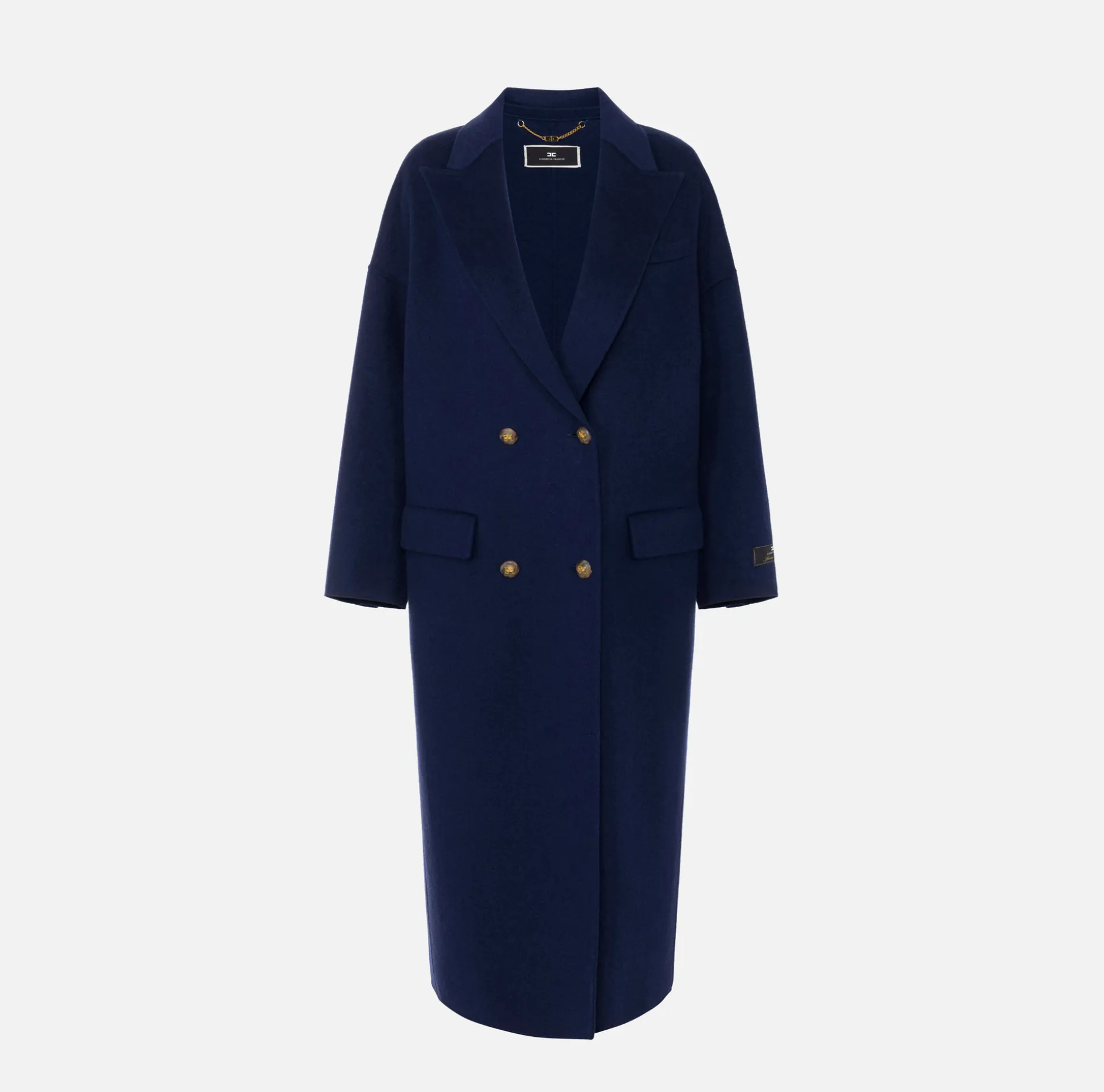 Elisabetta Franchi Coats And Jackets | Wool oversized coat