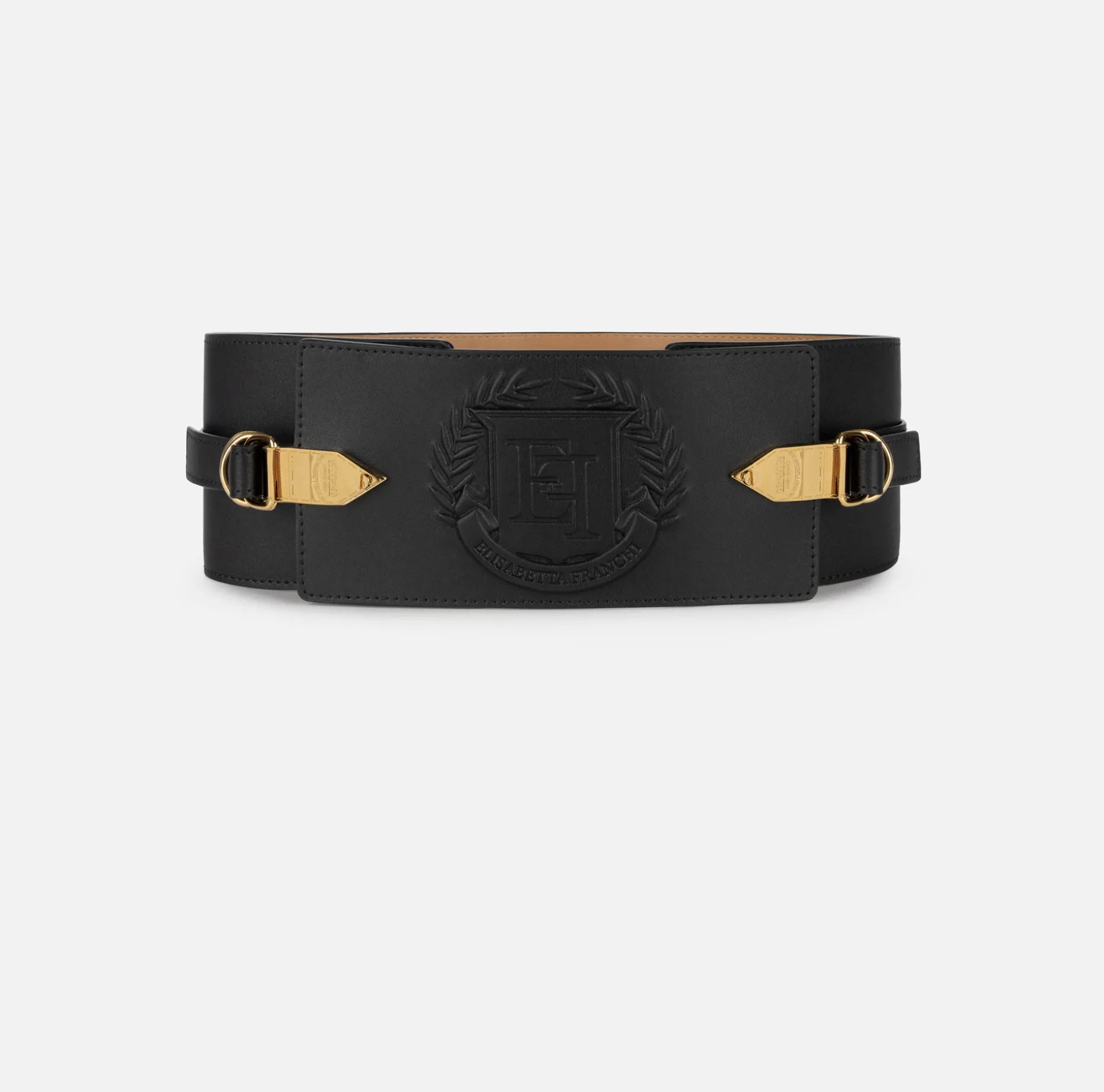 Elisabetta Franchi Belts | Wraparound leather belt with logo